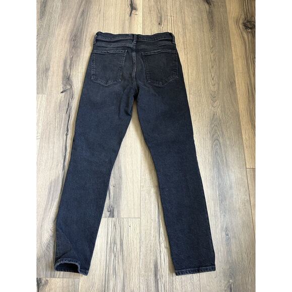 Agolde Nico Jean black size 26 Compilation Wash Stretch High Rise Straight Leg - Picture 10 of 10